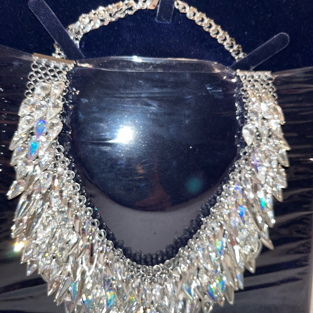 Swarovski Aurora Borealis Polar Necklace - Picture 2 of 2
